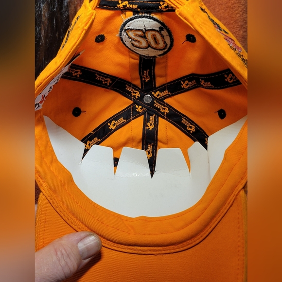 Tony Stewart #20 Chase Authentic Home Depot Cap Hat One Size Adjustable Orange - Picture 7 of 8